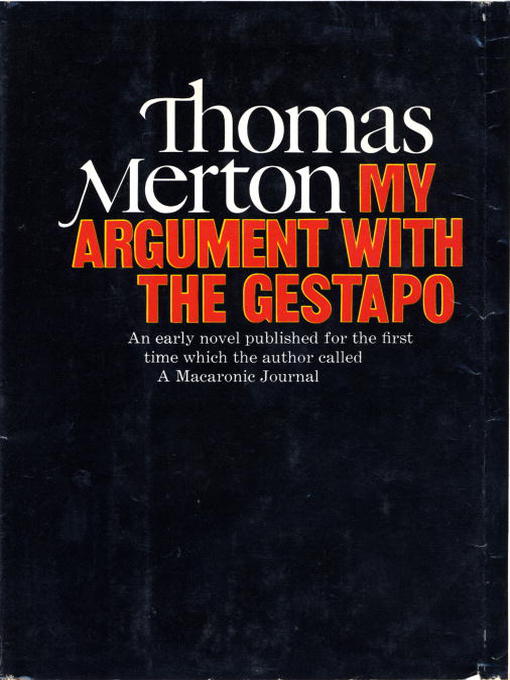 Cover image for My Argument with the Gestapo